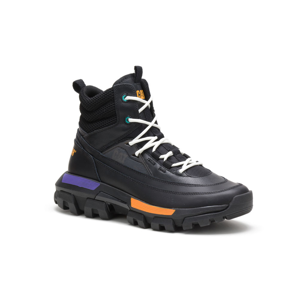 Caterpillar Shoes Sale - Caterpillar Raider Lace Hi Mens Sneakers Black (571403-YXO)